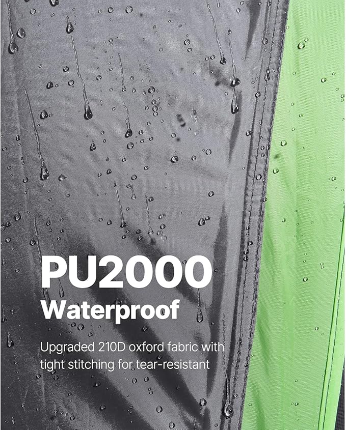 Happybuy Pickup Truck Tent for Camping, Fits 8.0-8.2 ft Trucks. Waterproof PU2000, 2-3 Person Sleeping. Sturdy Truck Bed Camper Shell with Expandable Awning, Rainfly and Storage Bag
