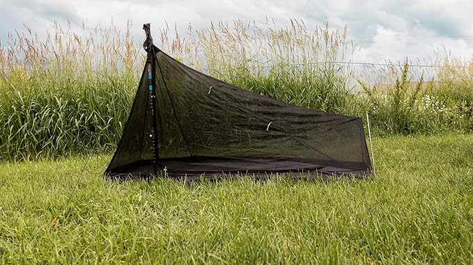 VIAM Outdoors | Floorless Shelters with Stove Jack | Lightweight Ultralight Backpacking Hiking Camping Hunting Fishing Shelter | with Guy Lines & Stakes
