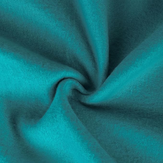 CAI TENG Fleece Throw Blanket Blankets Bulk for Couch Lightweight Warm Soft Cozy Kids Blanket Bulk 50 x 60 inch Fleece Fabric Yard Solid for Bed Sofa Travel Gifts Outdoor Blue 6 Pack