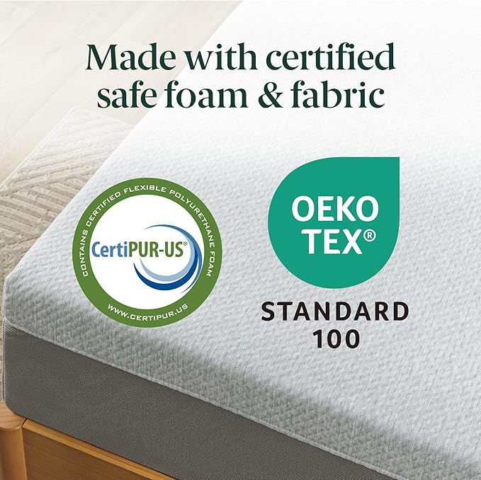 Zinus 8 Inch Ultima RV Memory Foam Mattress [New Version], Short Queen, Fiberglass Free, Medium Firm Feel, Breathable Memory Foam, Certified Safe Foams & Fabric, Mattress in A Box
