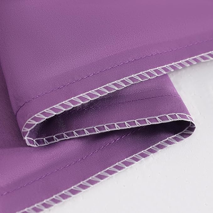 NTBAY Zippered Silk Satin Toddler Pillowcases - 2 Pack Hidden Zipper 13x18 Pillowcases - Luxury and Silky Baby Travel Pillow Covers, Purple