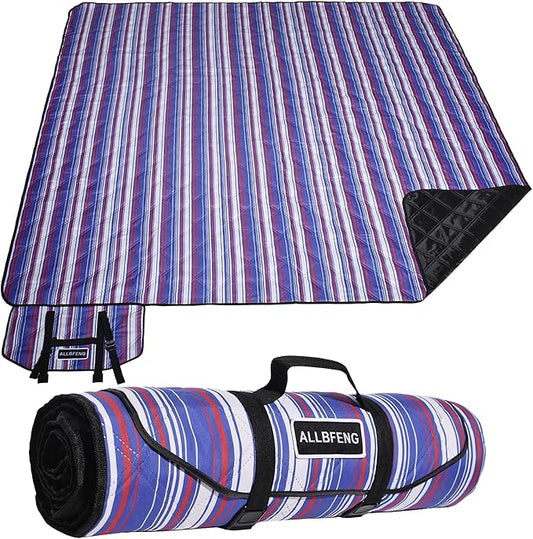 Large Picnic Mat, Outdoor Camping Mat, Tent Mate. Easy to Carry and Store, Water-Resistant, Dust-Proof Sand-Proof, Machine Washable. Thickened. For Picnics, Lawns, Concerts, Outdoor Adventures.