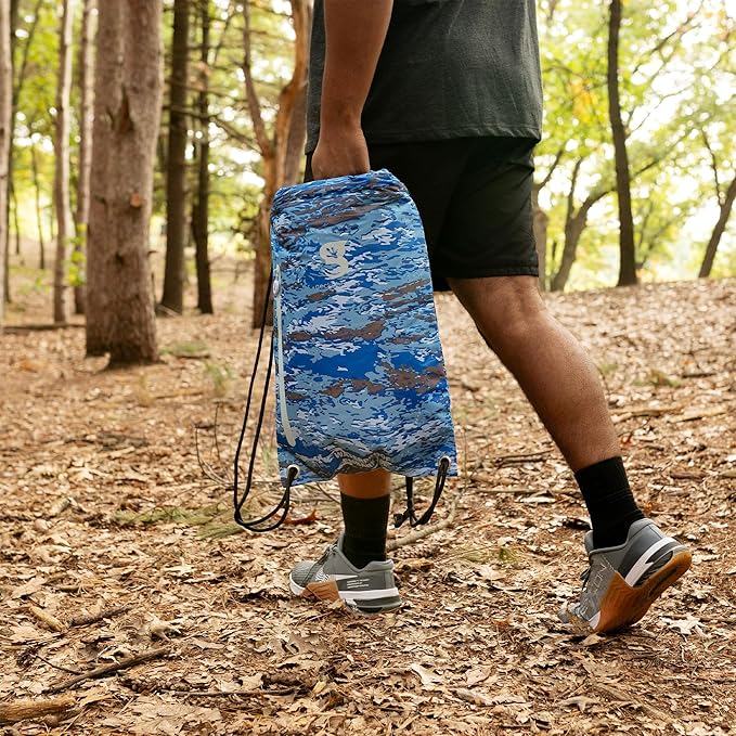 geckobrands Embark 10L Drawstring Backpack – Waterproof, Lightweight Dry Bag for Beach, Hiking, and Light Water Activities
