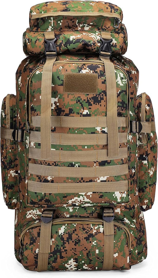 YFREAL 80L Hiking Camping Backpack,Hunting Backpack for Outdoor,Backpack Waterproof,Tactical Backpack for Men Women