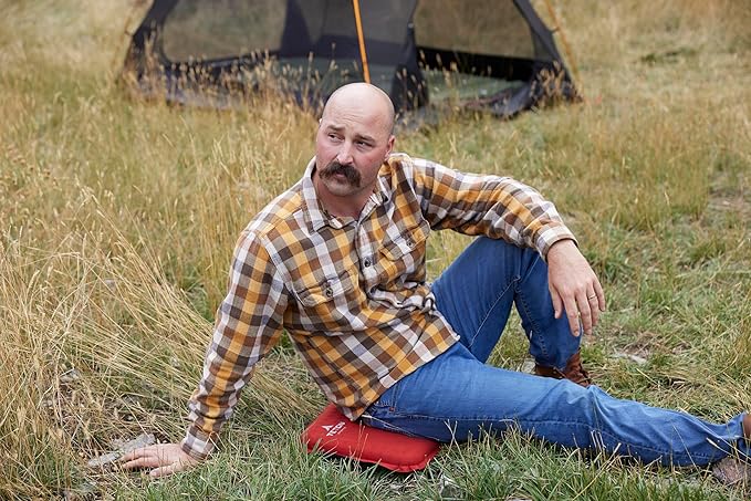 TETON Sports Camping Seat Cushion; Stadium Seat; Office Chair; Car Pad; Inflatable