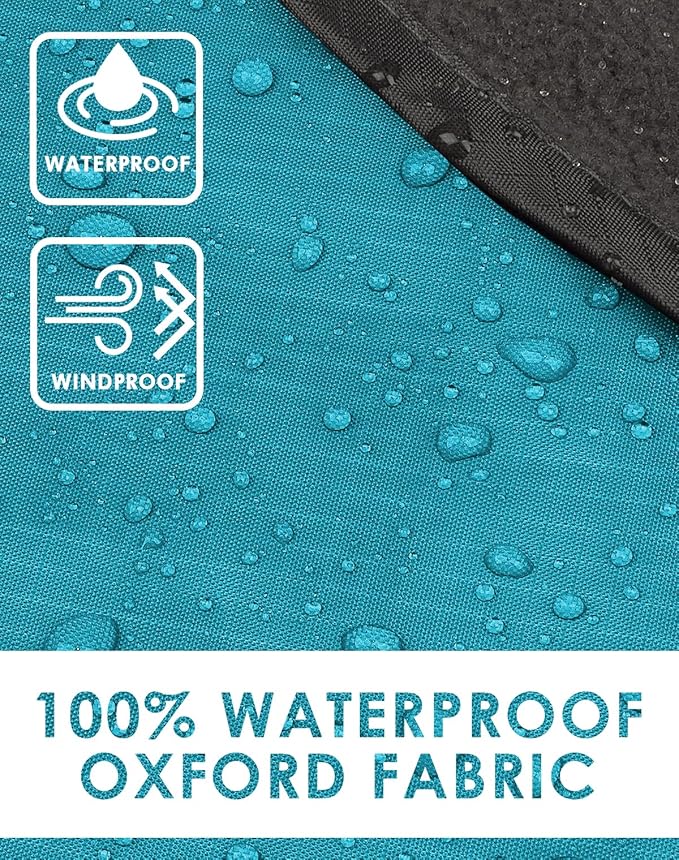 Outdoor Waterproof Camping Blanket - Hooded Fleece Windproof Blanket for Stadium, Sporting Events, Concert, Picnic, Car, Boat - Packable Camp Blanket for Cold Weather, Camping Gear Must Haves