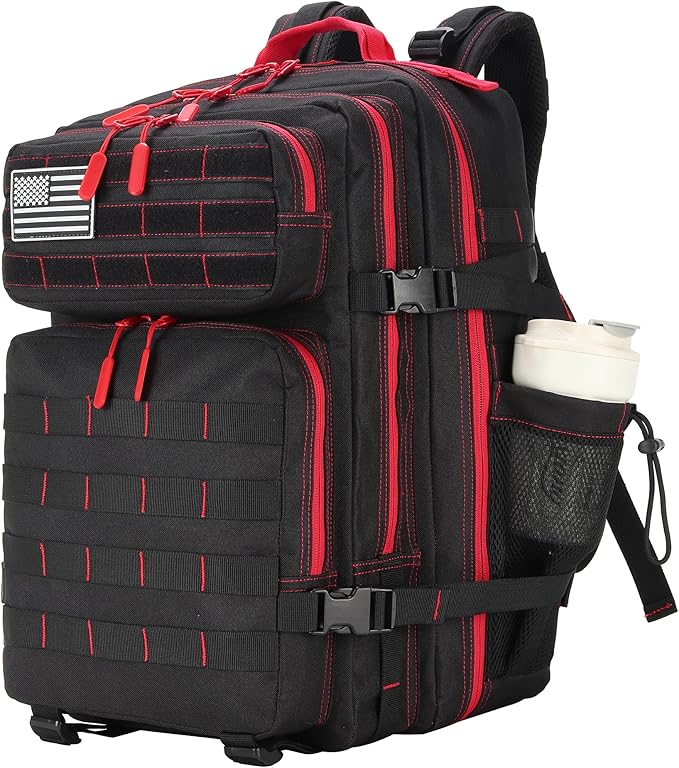 45L Military Tactical Backpacks 3 Days Assault Pack Bag Fitness Rucksack Bug Out Bag Hiking Treeking