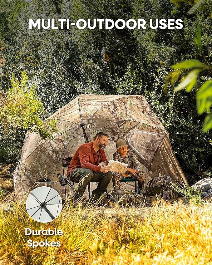 Sport-Brella Premiere XL UPF 50+ Umbrella Shelter for Sun and Rain Protection