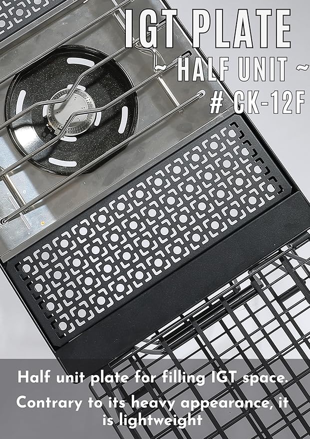 camping moon IGT Top Board Bridge Table Laser Top Board Half Black CK-12F-1P