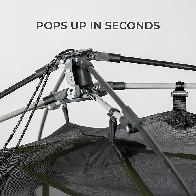 Teton Sports Vista Quick Tent; Dome Camping and Backpacking Tent; Easy Instant Setup; Clip-On Rainfly Included