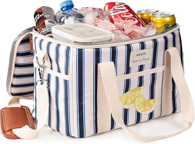 Premium Insulated Leakproof Cooler Bag – Soft-Sided 15L Portable Cooler for Beach, Picnic & Camping