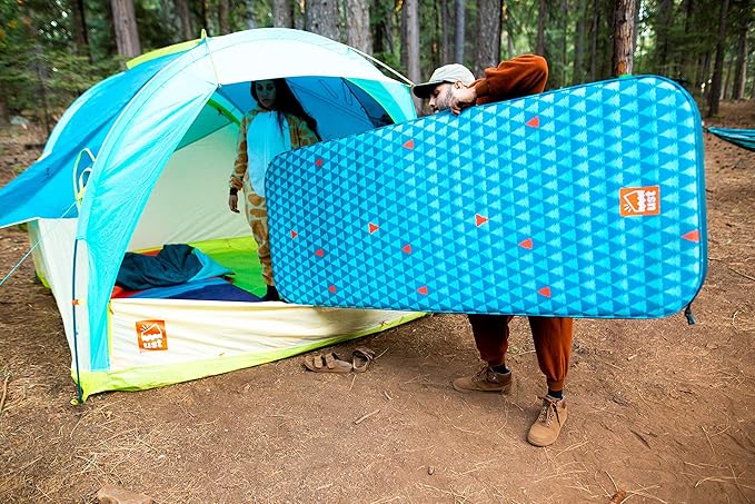 ust fillmatic self Inflating Sleeping pad with Foam Mattress, Reversible Inflation/deflation Valve and Carry Bag for Tent, Truck, Backyard Camping and Outdoors