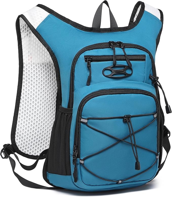 Wotony Lightweight Hydration Backpack with 2LOR 3LWater Bladder for Cycling Hiking Rave - Water Daypack for Men Women