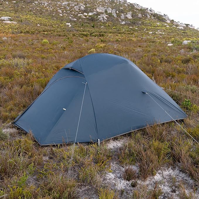 Naturehike Cloud-Up 3 Person Lightweight Backpacking Tent with Footprint - 3 Season Free Standing Dome Camping Hiking Waterproof Backpack Tents