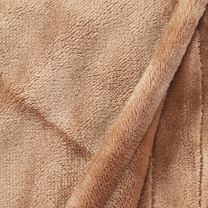 Beautyrest Heated Electric Blanket for Cold Weather, Fast Heating Heated Blanket, Auto Shut Off, Virtually Zero EMF, Multi Heat Setting, UL Certified, Mink Throw (60 inx70 in)