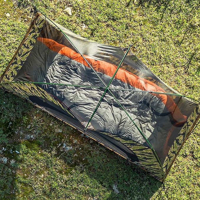 Camping Tent CAMO Backpacking Tent, Scout Portable Ultralight 3 Season Tent Waterproof for 2 Person Hiking, Mountaineering, Trekking