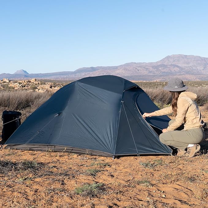 Naturehike Cloud-Up 3 Person Lightweight Backpacking Tent with Footprint - 3 Season Free Standing Dome Camping Hiking Waterproof Backpack Tents
