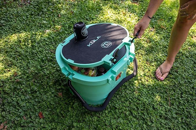 KULA by Bote Hard Shell MAGNEPod Compatible Cooler Travel Handle Rubber Closure Gatorshell Construction Strong Insulation 10 Gallon Capacity Portable Fishing Seat Multiple Colors