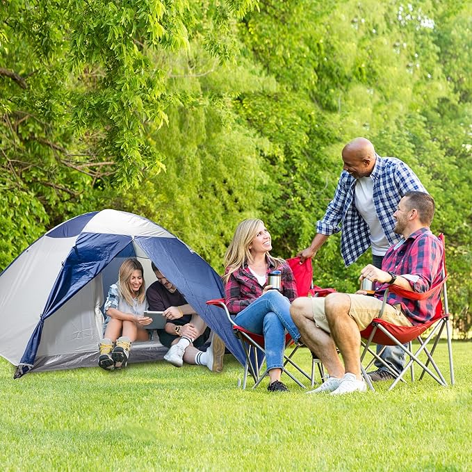 Screened Camping Tent, 3-4 Person Waterproof, Haven Tent, Backpack Double Layer Shelter, Easy Setup and Portable for Outdoor, Picnic or Hiking.