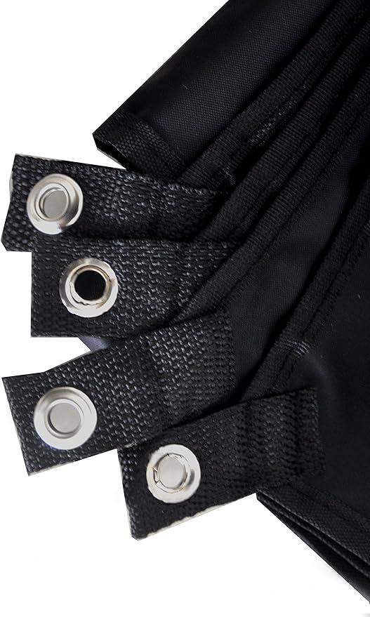 Waterproof Camping Tarp for Picnics, Tent Footprint, and Sunshade (Black-210x150CM)