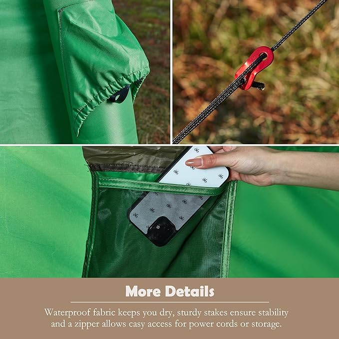 YOLENY 2/4/6 Person Inflatable Tents for Camping, Quick Setup in 2 Minutes with Hand Pump, Oxford Blow Up Tent with Skylight & Canopy, Spacious Cabin Tent for Family Camping & Hiking