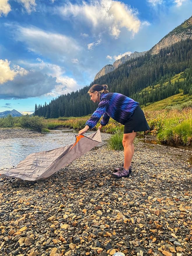 Pike Trail Pocket Beach Blanket (60 in X 56 in) – Lightweight Sand Proof Picnic Blanket, Compact Outdoor Blanket, Waterproof Pocket Blanket for Hiking, Camping, Picnics, Travel and Beach Trips