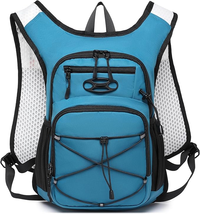 Wotony Lightweight Hydration Backpack with 2LOR 3LWater Bladder for Cycling Hiking Rave - Water Daypack for Men Women