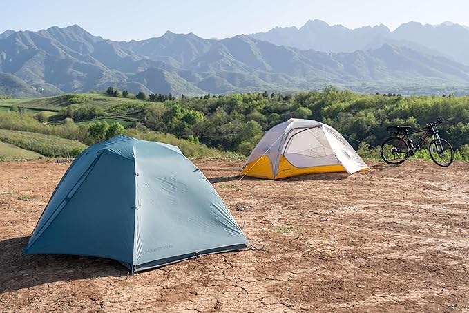Wander Hawk 1-2 Person Backpacking Tent, Lightweight 1 Person / 2 Person Tent for Bikepacking Backpacking Camping & Hiking