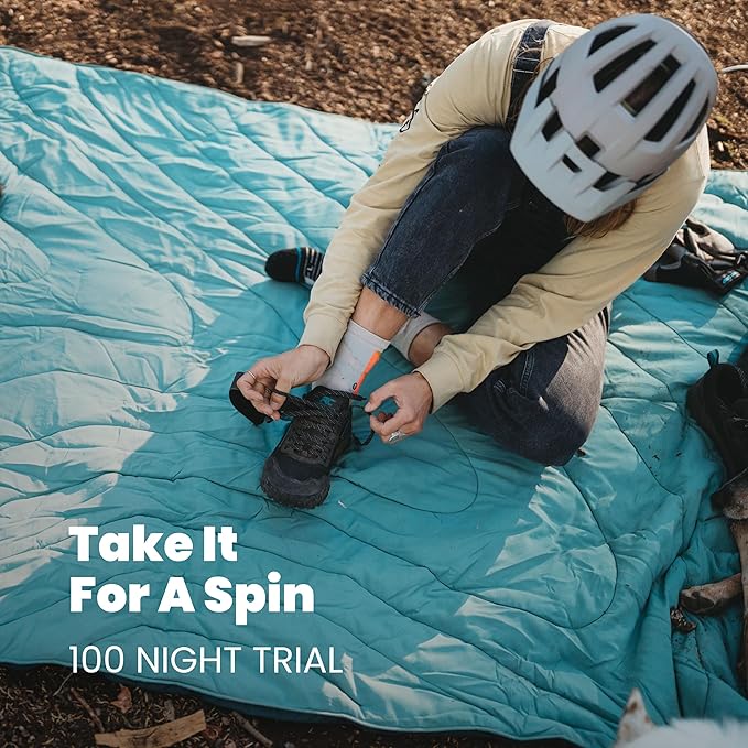 Rumpl Overland Mat – Waterproof, Padded Ground Cover and Blanket, Sedona