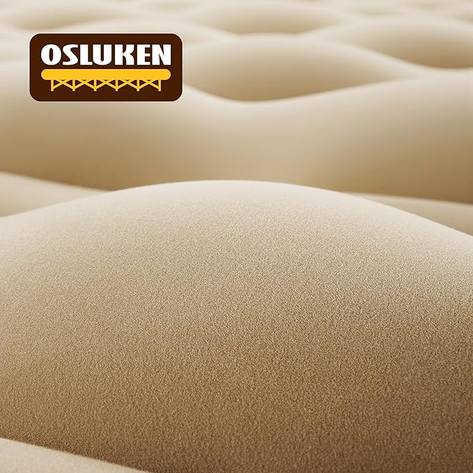 Queen Air Mattress with SUS Frame & Built in Pump, 25" Raised Self Inflating Blow Up Airbed, 500 LBS Capacity Portable Inflatable Bed on Stand for Guest, Travel, Vacation, Camping, 80" x 60"
