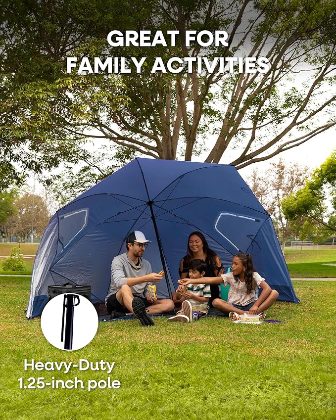 Sport-Brella Premiere XL UPF 50+ Umbrella Shelter for Sun and Rain Protection
