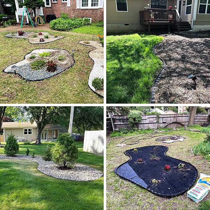 12 Inch Galvanized Landscape Stakes Metal Landscape Edging Anchoring Spikes, Landscape Anchoring Stake for Artificial Turf, Paver Edging, Weed Barrier, Tent, Camping, Carpentry (15)