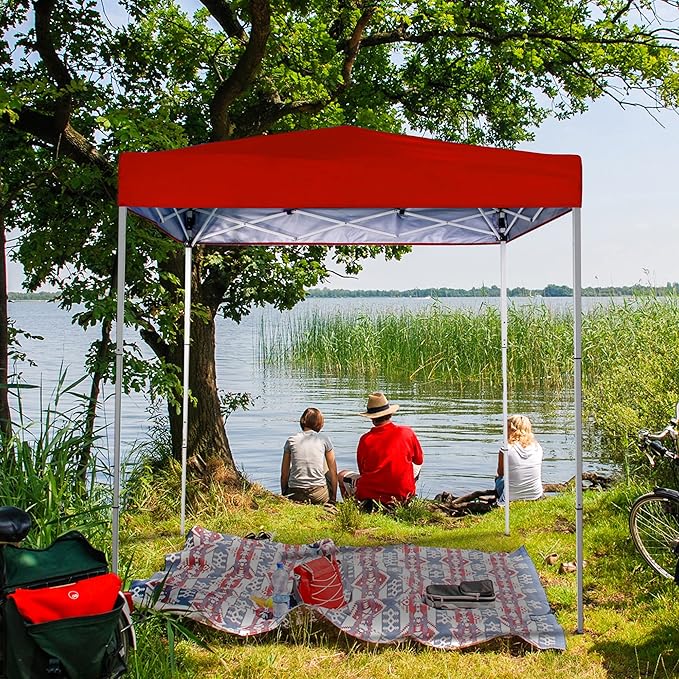 Sunnyglade 6x4 Ft Pop-Up Canopy Tent Outdoor Portable Instant Shelter Folding Canopy with Carry Bag