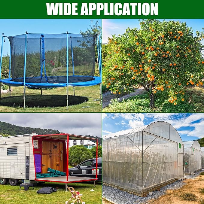 6 Pcs 40 Inch Extra Long Ground Anchor 4" Wide Helix 14 mm Rod Auger Earth Ground Anchor Metal Heavy Duty Anchors Hook Wind Stakes Eye Anchor for Guying Tents Fencing Canopies Bridge House