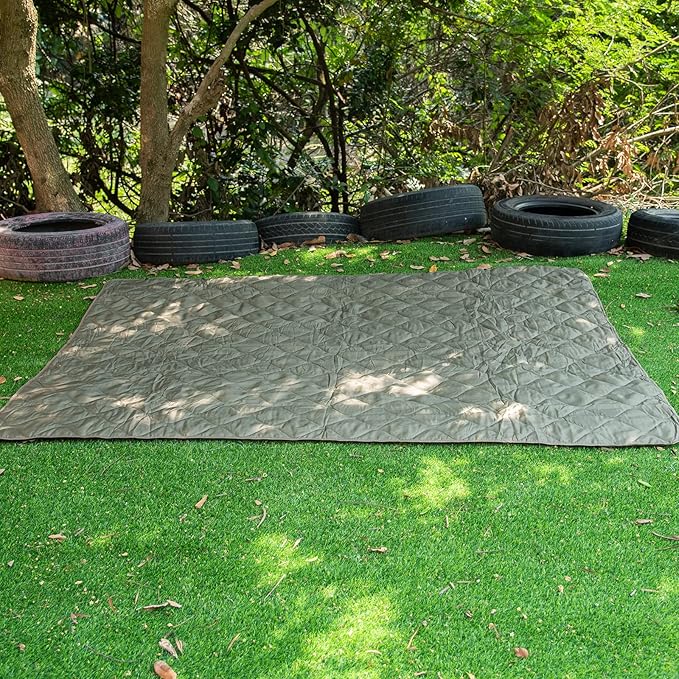 LOOGU Camo Blanket Waterproof Insulation Poncho Liner for Outdoor Camping, Hiking, Hunting, Survival, Backpacking, Picnicking