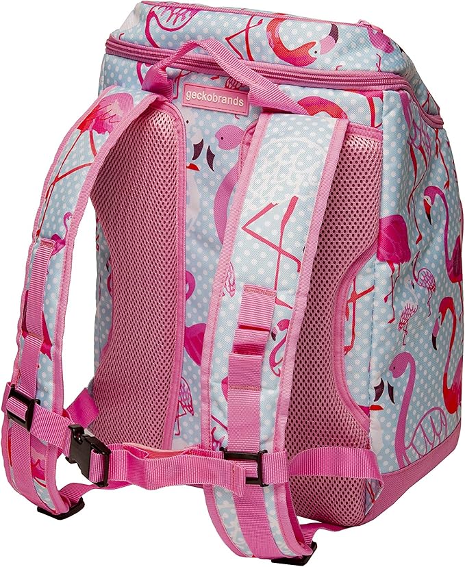 geckobrands Backpack Cooler – Hands-Free Insulated Cooler with Leak-Proof Compartment and Easy Access Pockets