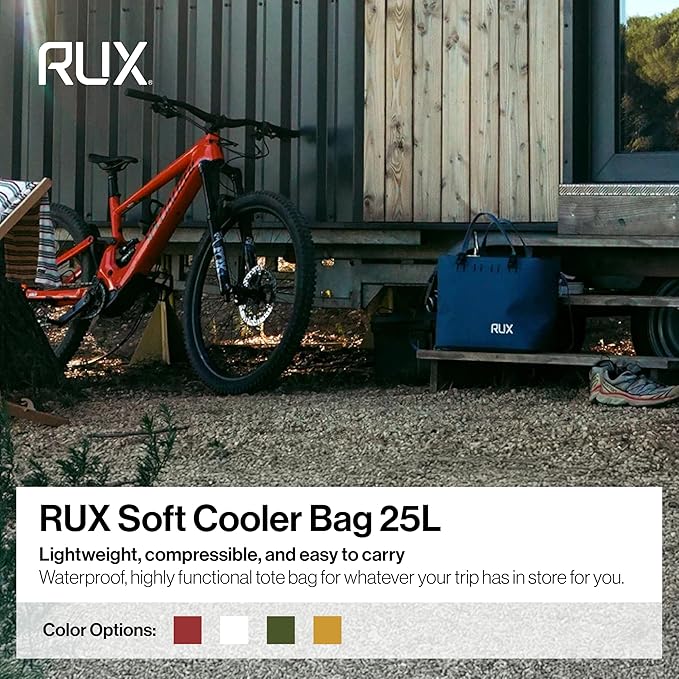 RUX 25L Soft Cooler Bag - Adventure-Ready Modular Cooler - Waterproof, Lightweight, Highly Functional Cooler Bag, and Perfect for Overlanding, Camping, and Van Life