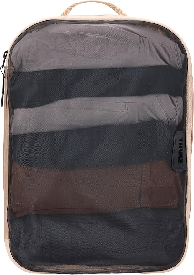Thule Packing Cube, Size Medium, Transparent Fabric, Organize Shirts, Pants, Sweaters, Easy to Pack