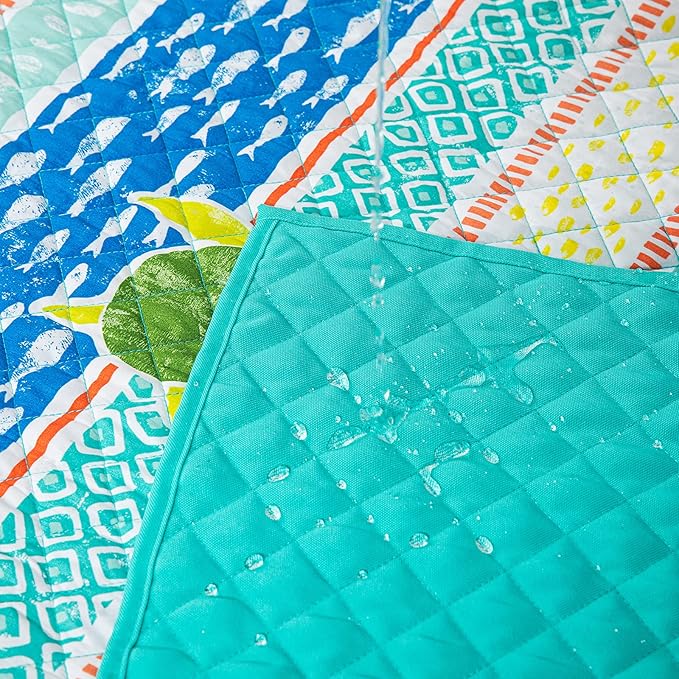 Picnic Blanket Beach Blankets 60 x 70 Inches Foldable Portable Family Outdoor Park Beach Mat for Camping on Grass Oversized Seats Waterproof Durable Sand Resistant Picnic Mat for Kids