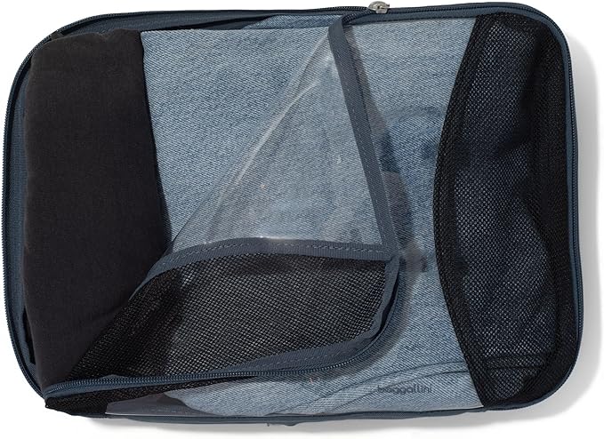 Baggallini Compression Cube 3-piece set - Lightweight Compression Packing Cubes for Travel