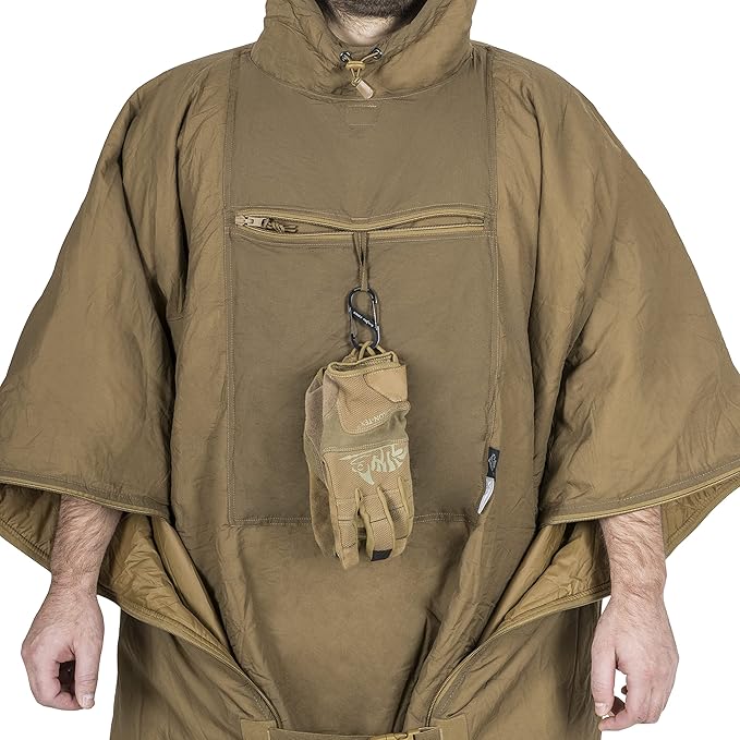 Helikon-Tex Swagman Roll Military Poncho - Multi-purpose Poncho & Emergency Poncho - Survival Gear - Woobie Blanket & Jacket