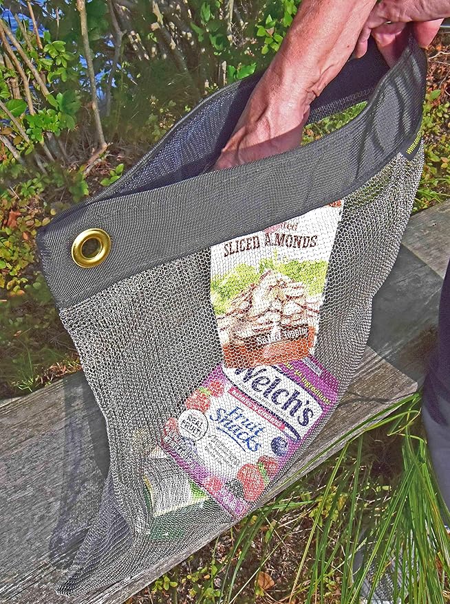 Backpacking Food Bag - Ultralight Rodent Proof Dry Storage for Backpacking - Bear Bag Food Storage for Camping with Odor Proof Container, Survival Utility Rope and Carabiner (Small)