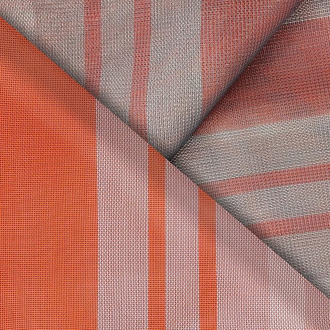 CGEAR RV Comfort Mat – Patented Sand-Free Technology with Ultra Soft Material – Sized to Your RV, Campsite, Beach House – Great Outdoor Patio Rug or Camping (Earthy Stripe, 4' x 5')