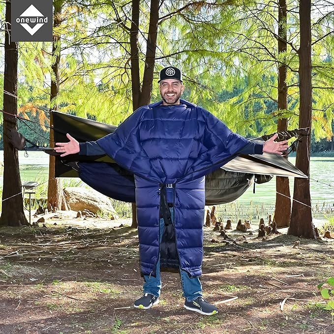 Onewind Hammock Top Quilt with Footbox, Lightweight and Portable Sleeping Quilt Camping Sleeping Bag for Backpacking and Hiking
