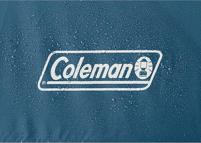 Coleman 4/6/8/10 Person Skydome Dark Room Tent with Rainfly, 5 Minute Setup, Blocks 90% of Sunlight, 20% More Headroom Than Traditional Tents