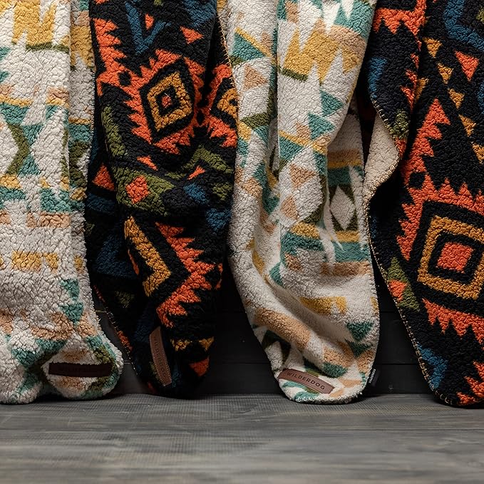 Wilderdog Sherpa Fleece Waterproof Dog Blanket - 60" x 90" - Cream